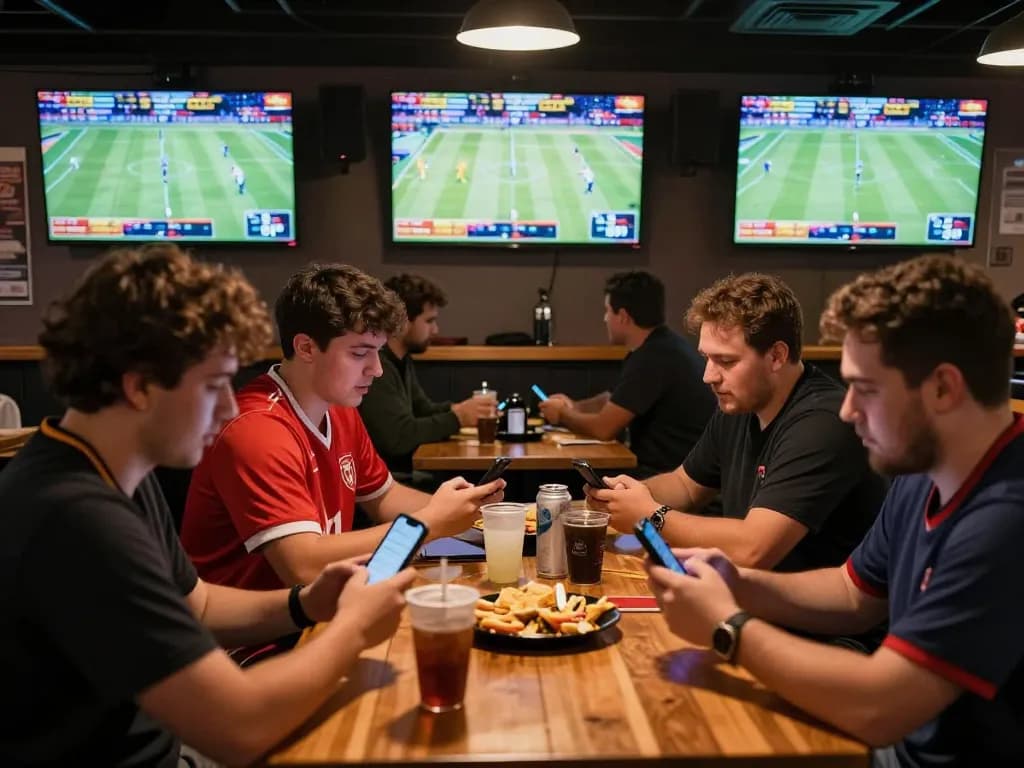 Experience the thrill of live sports betting at 79KING with fans cheering for their teams.