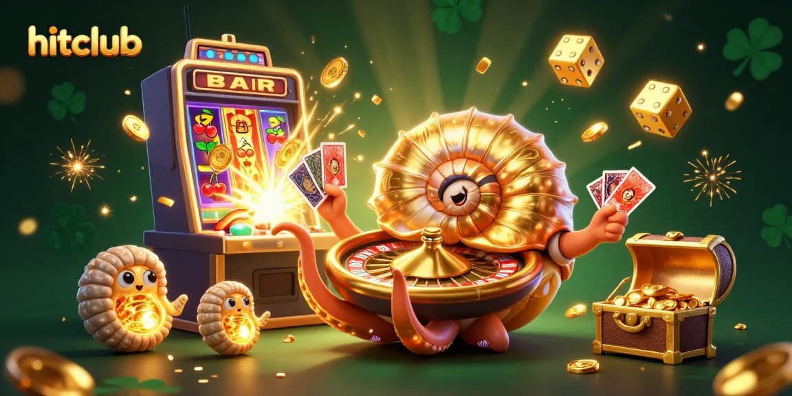 Experience thrilling gameplay at hitclub with this vibrant 3D casino artwork showcasing explosive jackpots and a magical atmosphere.