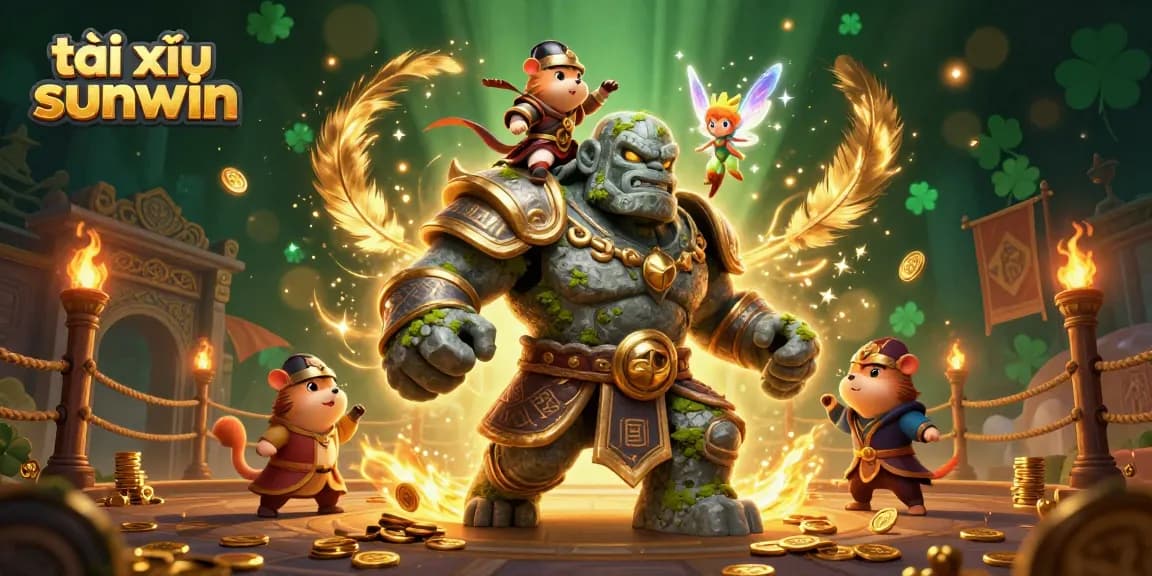 Engage in tài xỉu sunwin with magical characters in a dynamic casino-themed scene.