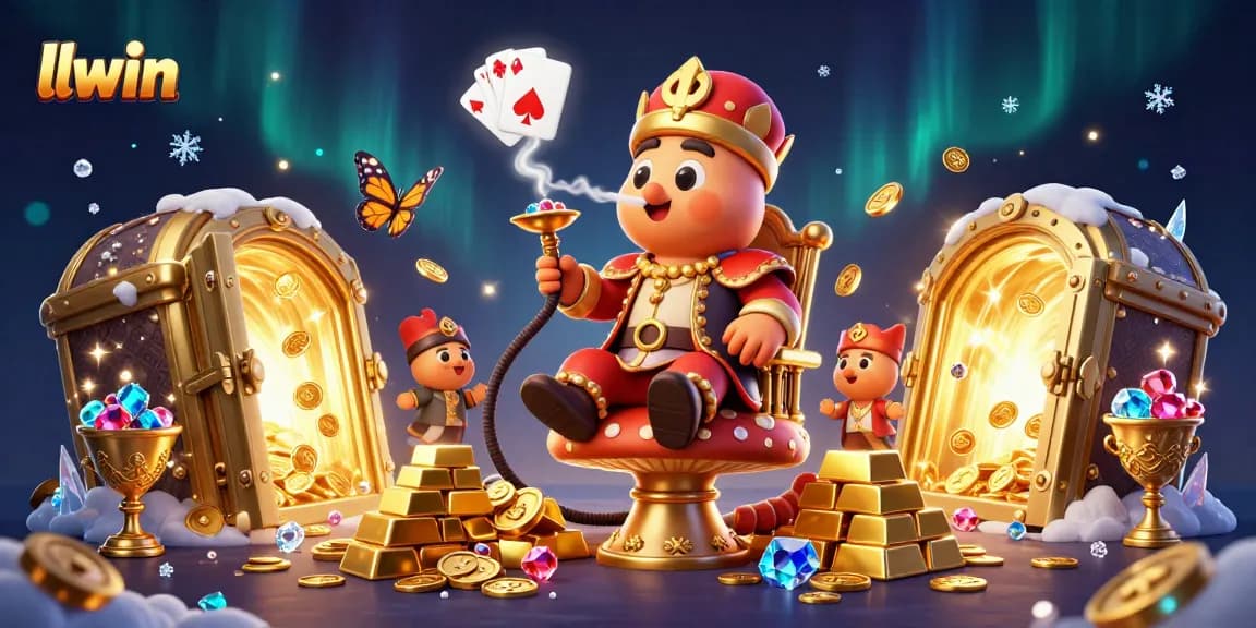 llwin players experiencing a thrilling 3D casino atmosphere with golden treasures and immersive game elements.