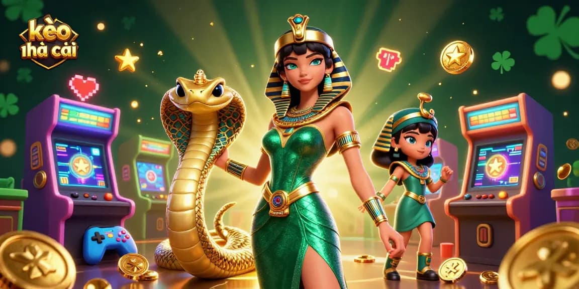 Experience kèo nhà cái excitement with a dazzling 3D casino scene, showcasing vibrant gaming elements.
