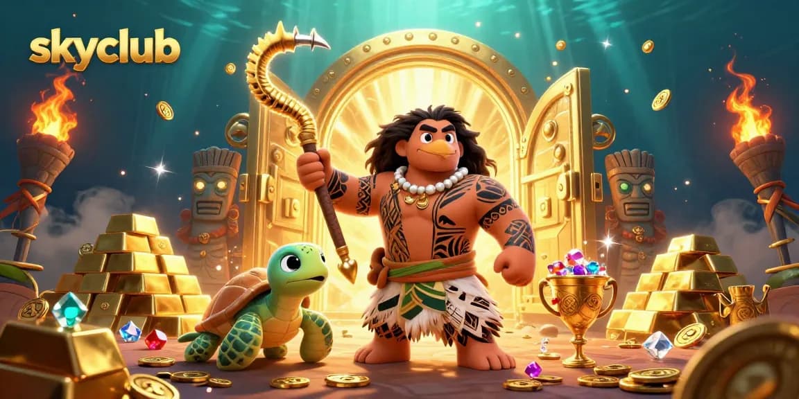 Engage in thrilling gameplay at skyclub with rich 3D visuals and exciting treasures.