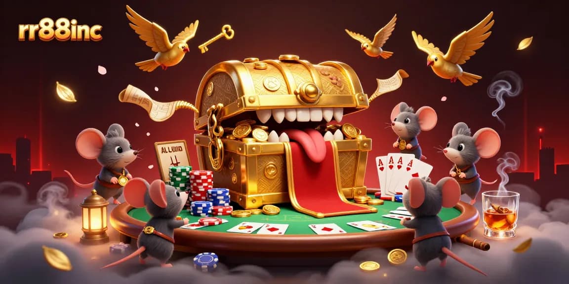 Engage in winning strategies at rr88inc with vibrant casino elements and animated characters.