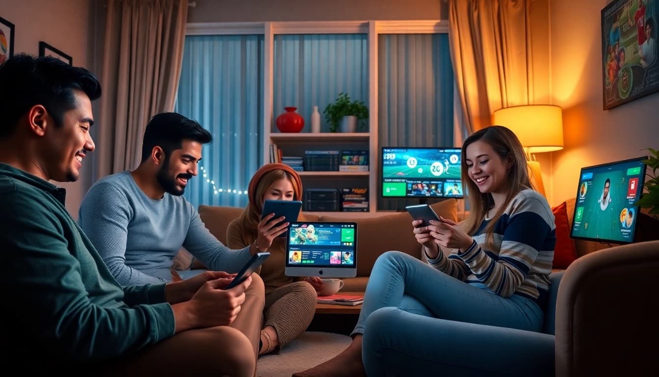 Dynamic online betting scene showcasing 789bet games, illustrating user engagement and excitement.