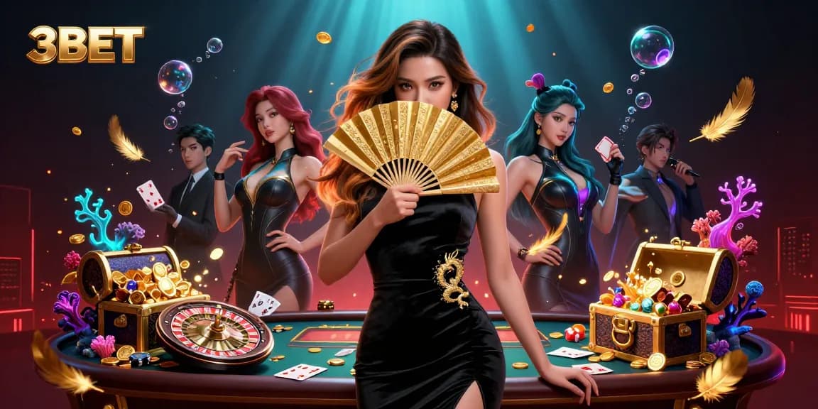 Experience thrilling live dealer action at 3BET with dynamic gaming elements and a captivating atmosphere.