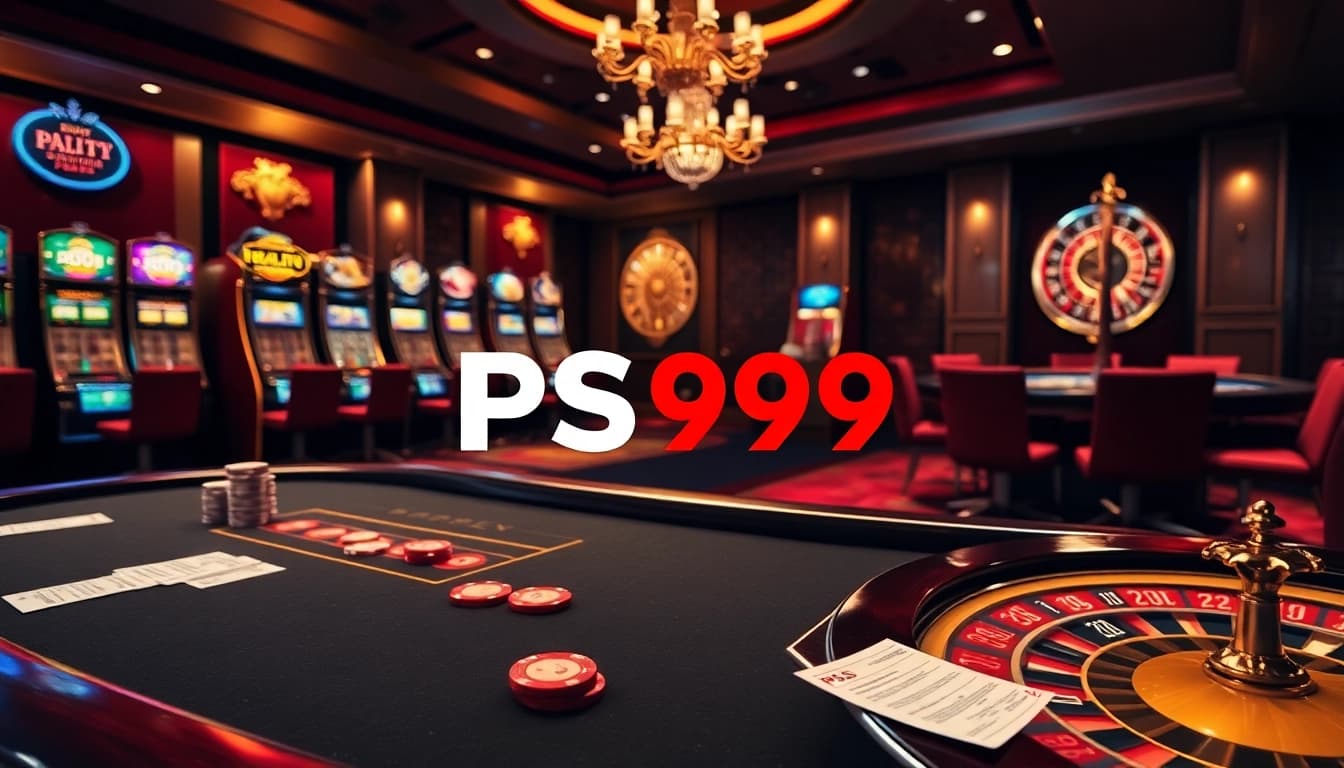 Experience thrilling gameplay with PS99 at a luxurious casino setting.