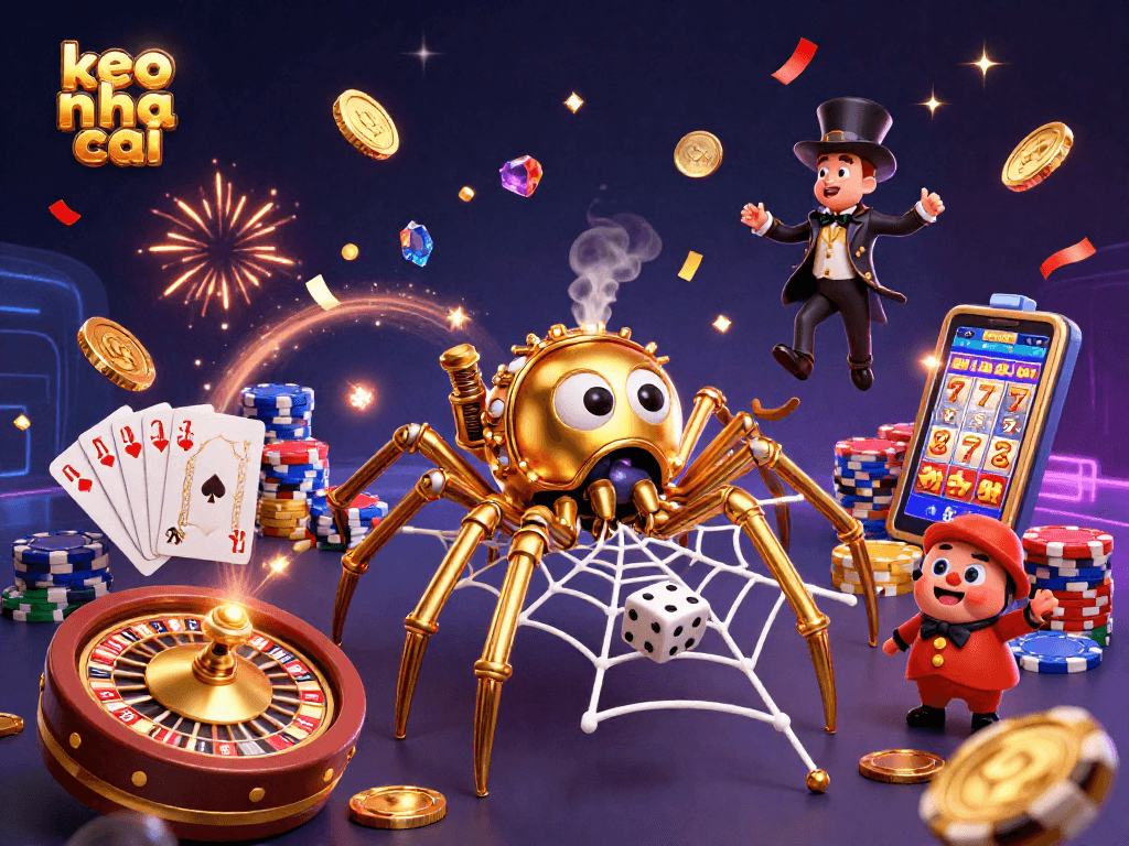 Engage with exciting keo nha cai concepts through a vibrant steampunk casino illustration.