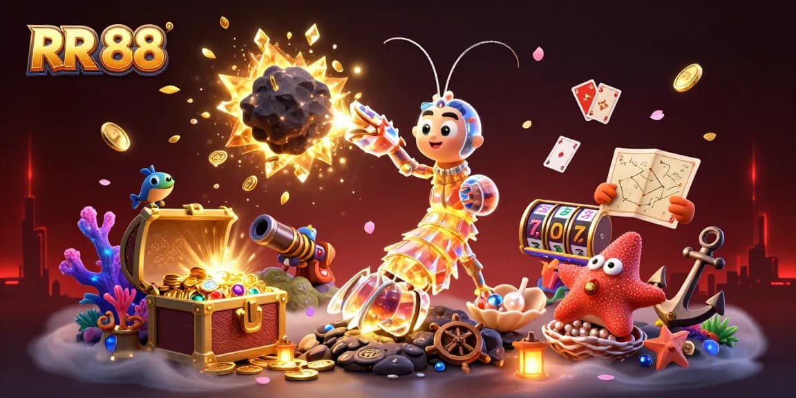 Experience the thrill of RR 88 with a galactic samurai battling asteroids, revealing treasures.