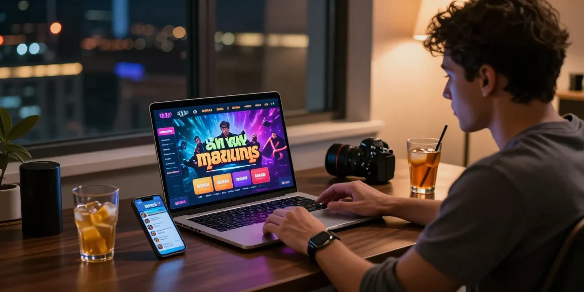 User enjoying the exciting experience of online gaming at XX88, with Rr8i bonuses displayed on screen and vibrant game graphics.