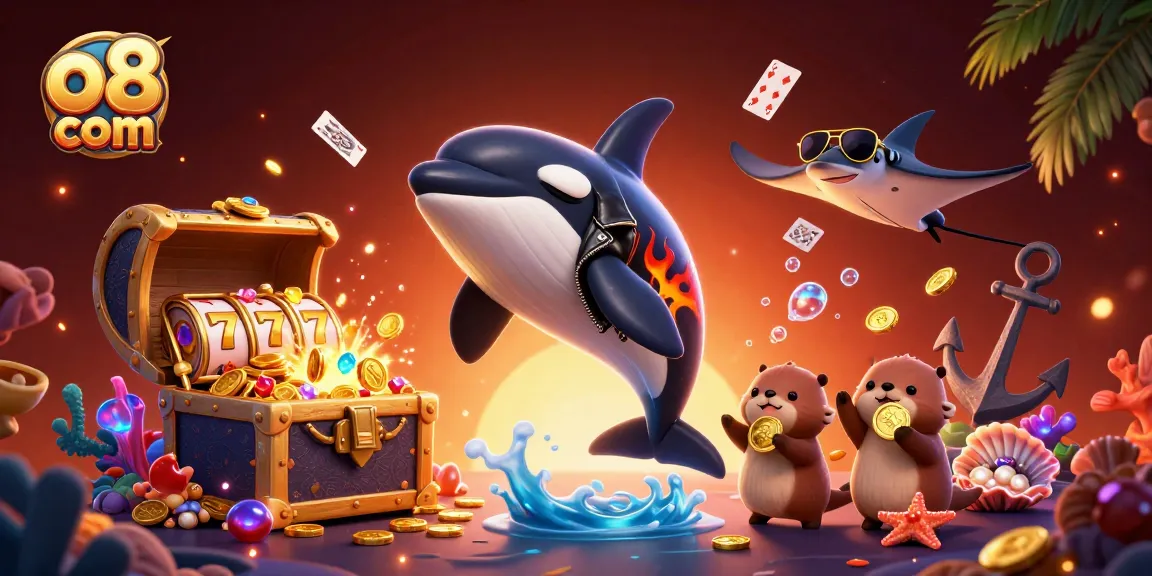 Win big with o8 com where vibrant characters and thrilling slot elements collide in an underwater world.