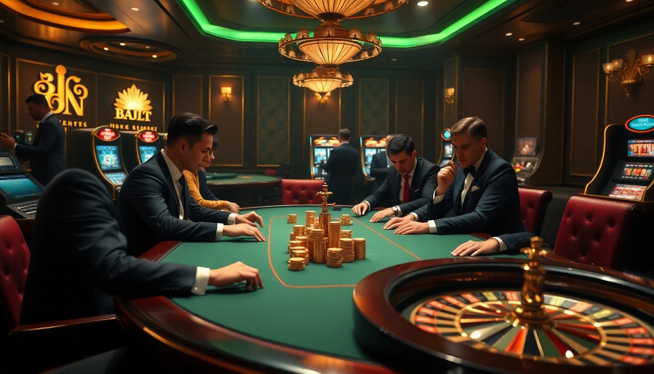 Experience the thrill of high-stakes poker at FIVE88 .vin with luxurious casino elements and engaging gameplay.
