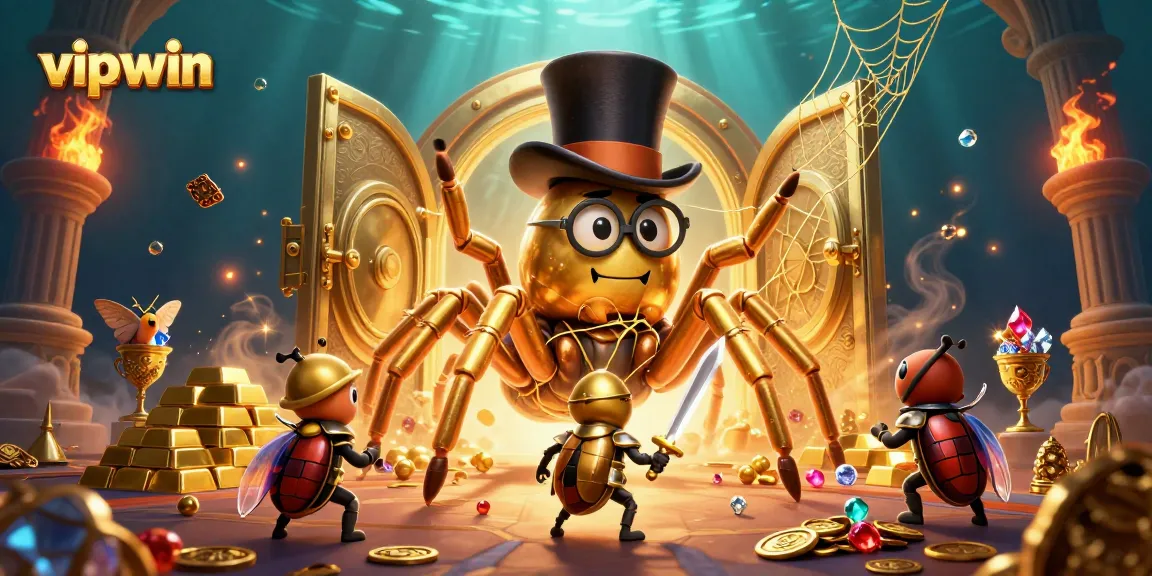 Experience vipwin's thrilling casino adventure with golden treasures and engaging characters.