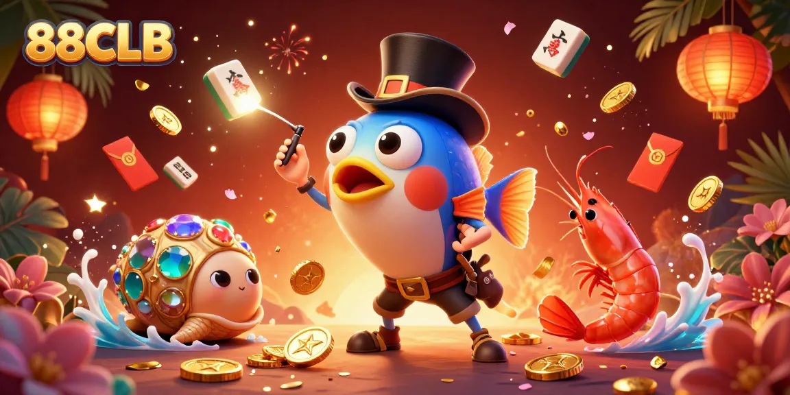 Join the fun with 88CLB as the anglerfish and friends attract golden coins and lucky gifts!