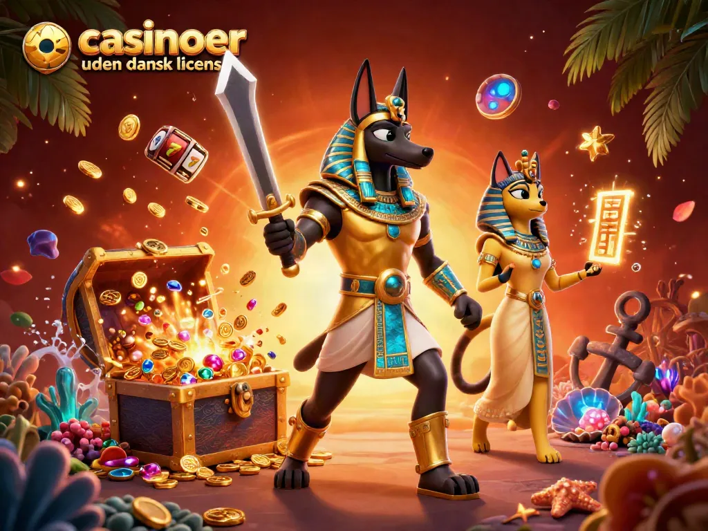 Engage in thrilling experiences at casinoer uden dansk licens with Anubis and treasures galore.