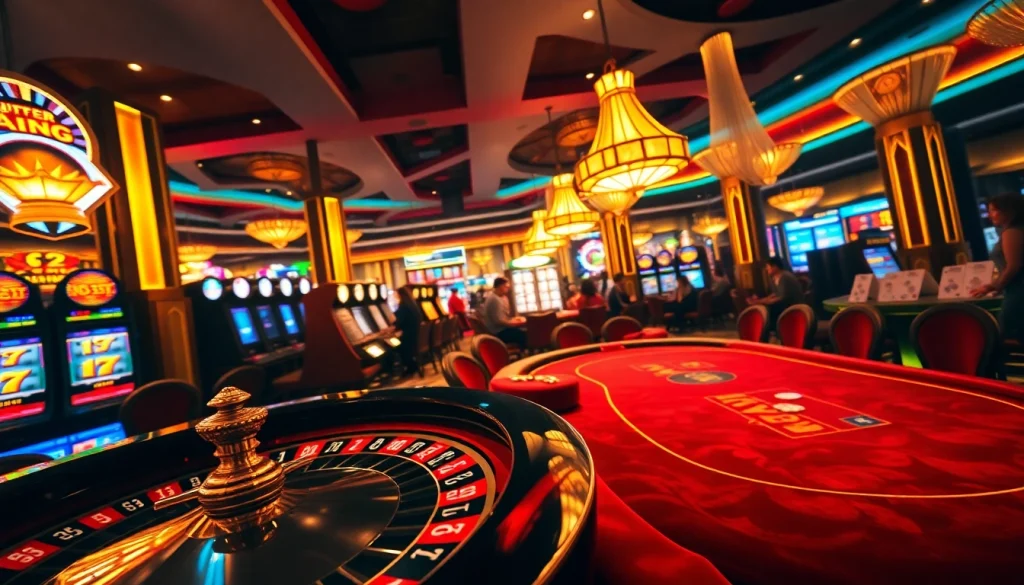 Experience thrilling gameplay at Sunwin with vibrant casino tables and exciting betting action.