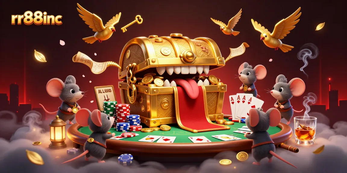 Engage in winning strategies at rr88inc with vibrant casino elements and animated characters.