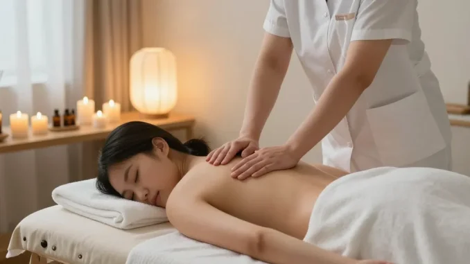 Experience premium 성남출장마사지 in a serene home setting with a professional therapist.
